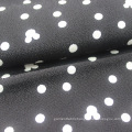 White Dot Printed Single Jersey Knit Fabric